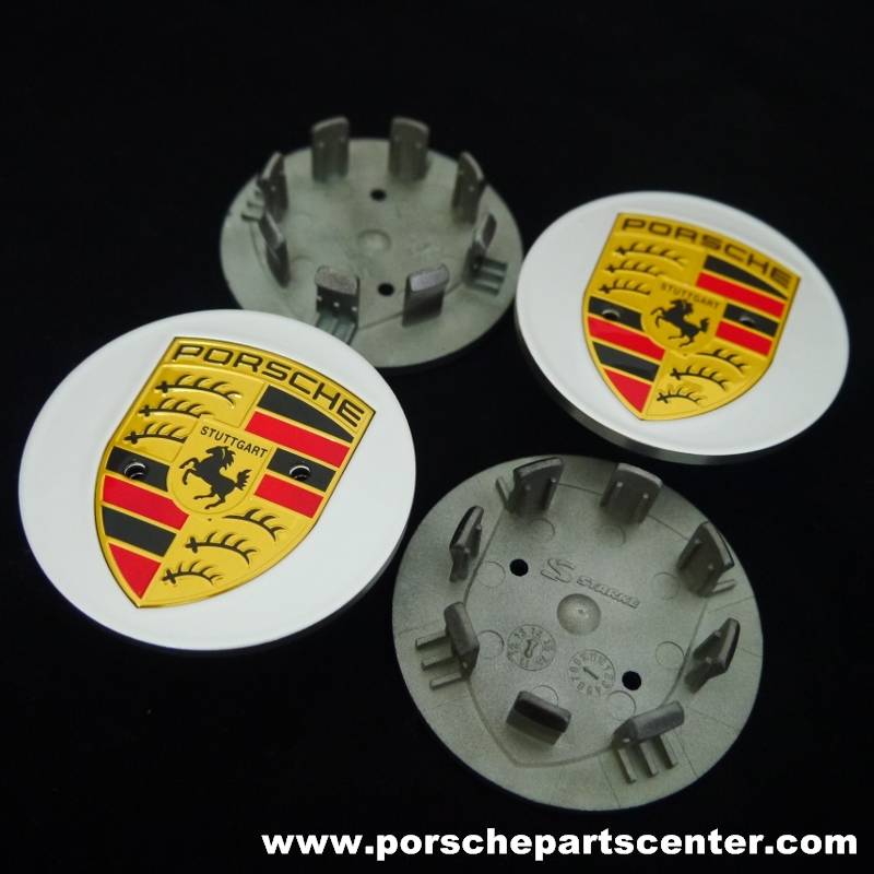 画像: 【PORSCHE】ポルシェマカン65mmカラークレストセンターキャップセット